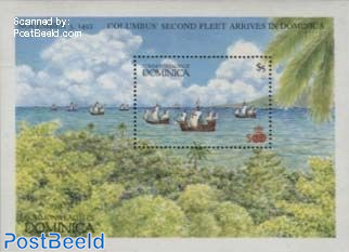 Fleet arrives in Dominica s/s