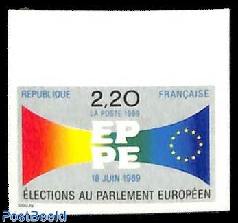 European elections 1v, imperforated