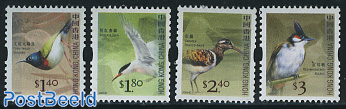 Birds 4v coil stamps