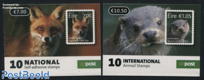 Definitives, Animals 2 booklets