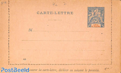 Card Letter 25c, with printing date 049