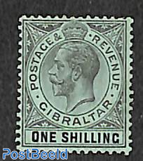 One Sh, WM Mult.Crown-CA, Stamp out of set