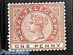 Telegraph 1d, Stamp out of set