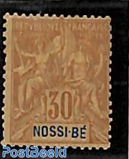 30c, Nossi-Bé, Stamp out of set