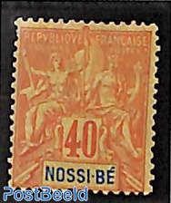 40c, Nossi-Bé, Stamp out of set