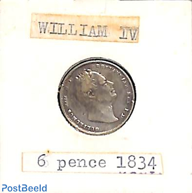 6 pence 1834