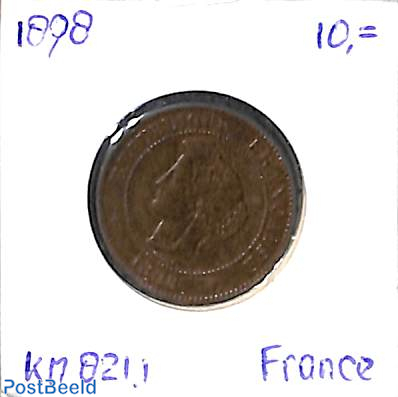 5 centimes 1898