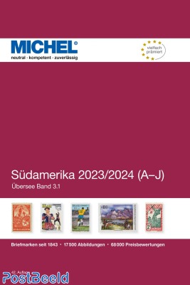 Michel catalog Overseas South America A-J  Volume 3.1 2023/2024
