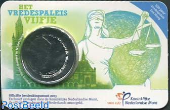 5 euro 2013 Vredespaleis coincard
