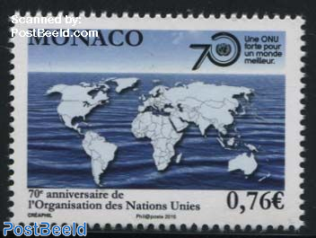 70 Years United Nations 1v