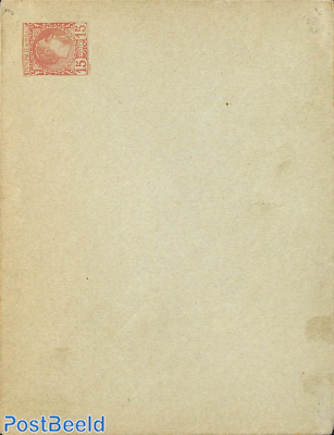 Envelope 15c, greenish cover