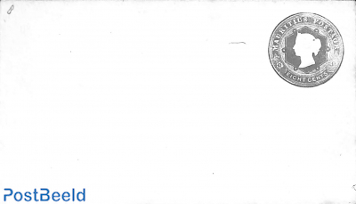 Envelope EIGHT cents, grey