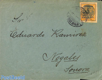 Letter with 5c SONORA stamp