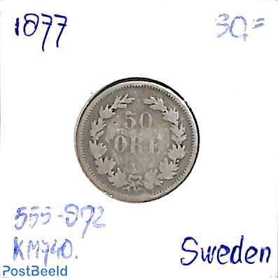 50 öre 1877