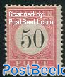 50c, Perf. 12.5:12, Type II, Stamp out of set