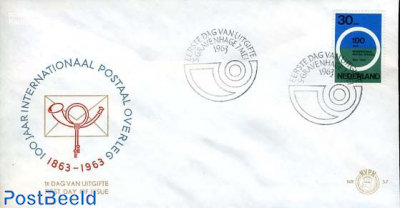 Postal congress 1v FDC without address