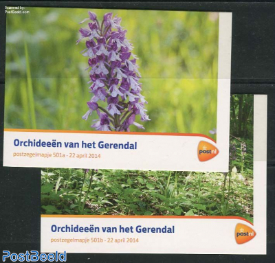Orchids from Gerendal, Presentation pack 501a+b