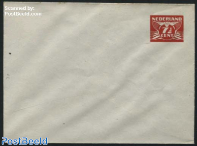 Envelope 7.5c red (ca130x93mm)