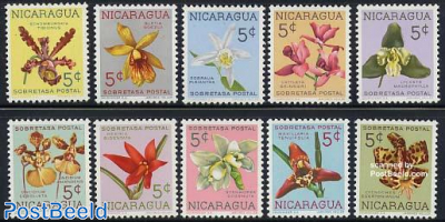 1952 Fleurs Timbre-poste Set // Congo belge Vintage Postal Ephemera //  Botanique // Lotus bleu // Hibiscus rouge // Orchidée // Trompette -   Canada