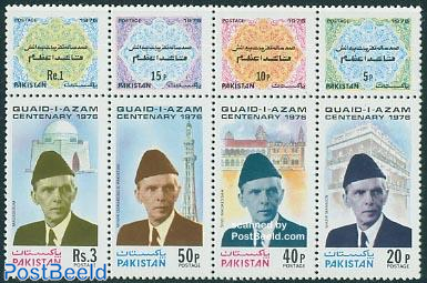 M.A. Jinnah 8v