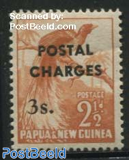 3Sh, Postage due, Stamp out of set