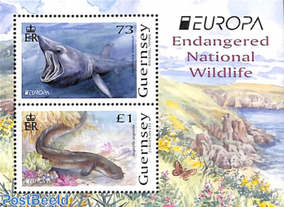 Europa, endangered species s/s
