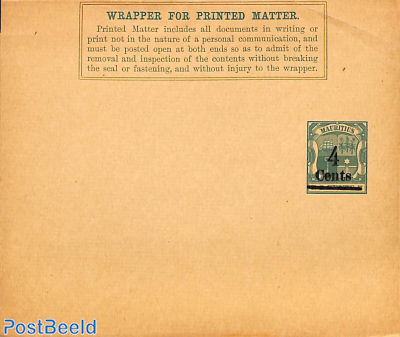 Wrapper 4 cents (6mm) on 3c.