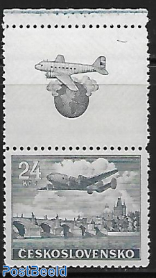 Airmail definitive 1v with tab.