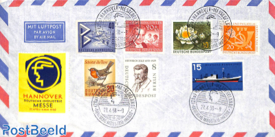 Philatelic cover Hannover Messe