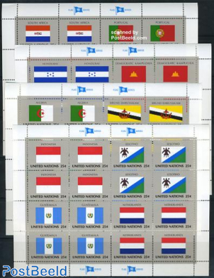 Flags 4 minisheets