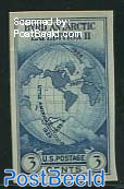 South Pole Exhibition 1v, imperforated (issued without gum)