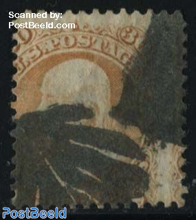 30c, used, part of next stamp visible on right side