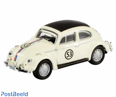 VW Beetle cabrio, white 1:87