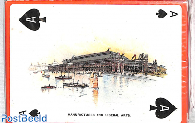 Chicago World Fair deck of cards, USA (1893), Replica card game