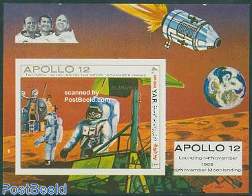 Apollo 12 s/s, imperforated