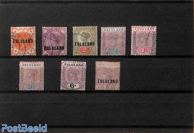 Lot Victoria stamps */o, Zululand