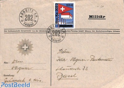 Feldpost with military stamps