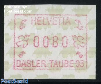 Automat Stamp, Basler Taube 1v (face value may vary)