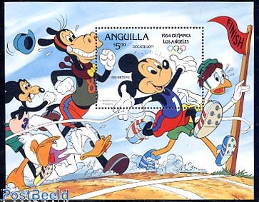Couverture Premier Jour JO 1984 Los Angeles – Timbres Olympiques USA, Neuf
