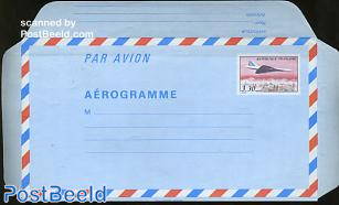 TIMBRE DE FRANCE 1984 AEROGRAMME CONCORDE SURVOLANT PARIS YV N° 1011 AER NEUF 