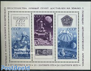 complète.Edition. 1970 Station Spatiale Luna 16 Union soviétique 3838-3840 L´Espace Timbres pour Les collectionneurs