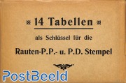 Die Schweizerischen Post & Entwertungs-Stempel, hardcover