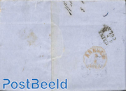 Folding letter from Frankfurt A.M. to Arnhem (NL)