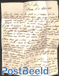 Letter from Vienna to Tortone (Genua dep.) sent on october 1, army of Napoleon, Cancellation: No. 44