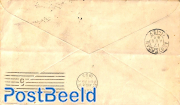Envelope 2c, uprated from CHICAGO to Amsterdam