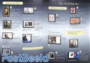 Special folder with MNH stamps German Nobel prize winners